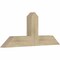Ekena Millwork Portland Rough Sawn Timber Gable Bracket, Douglas Fir, 48"W x 20"H x 4"D x 6"F, 10/12 Pitch GBW048X20X0406POR00RDF - alternate 3